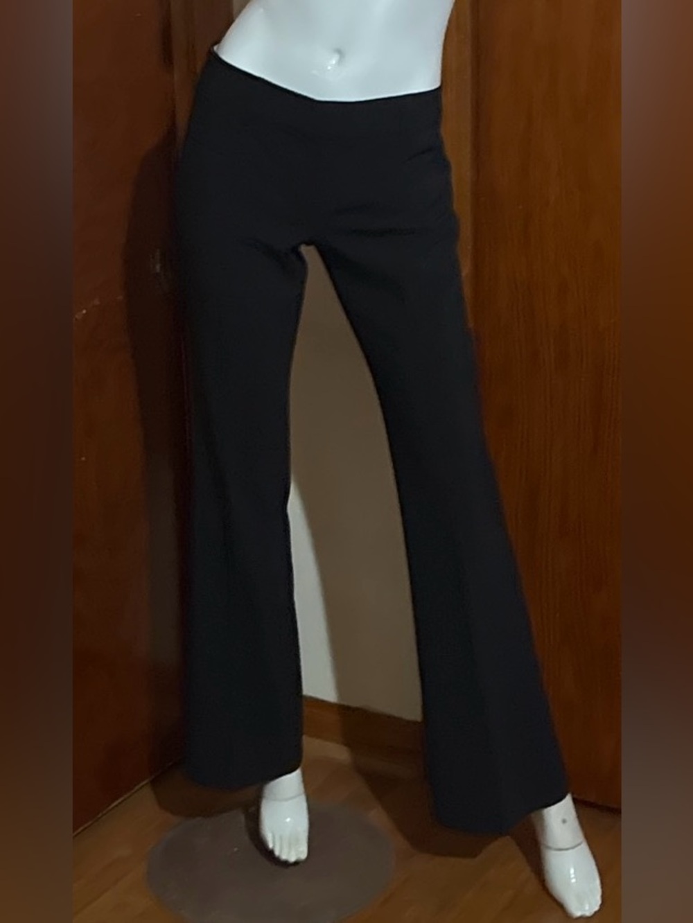 Theory Black Flare Leg Trouser / Pants - Size 4